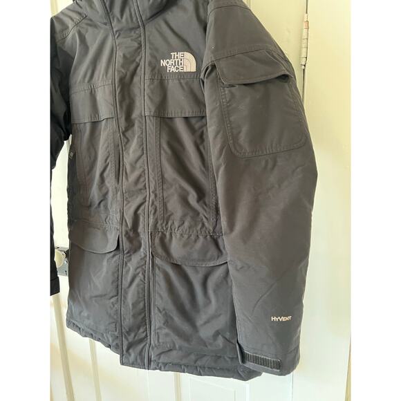 The north face McMurdo down Parka winter heavy jacket black hooded men’s small - Picture 4 of 9